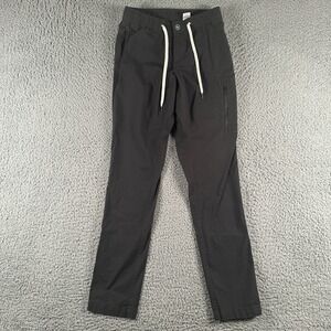 Vuori Pants Mens Small Gray Ripstop Climber Cargo Organic Cotton Blend‎